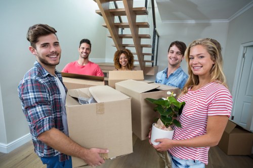 Movers planning a residential relocation in Canonbury