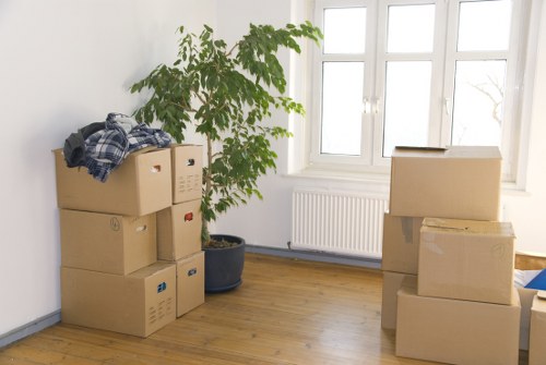 Sorting reusable items and recyclable materials during a Canonbury move