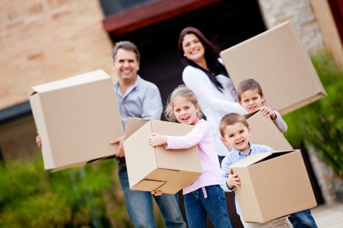 Canonbury office relocation service with desks and IT equipment
