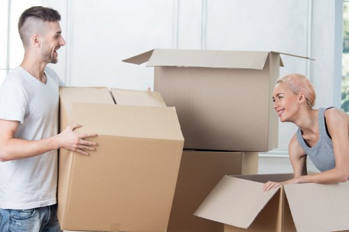 Business relocation support with a removal van in Canonbury